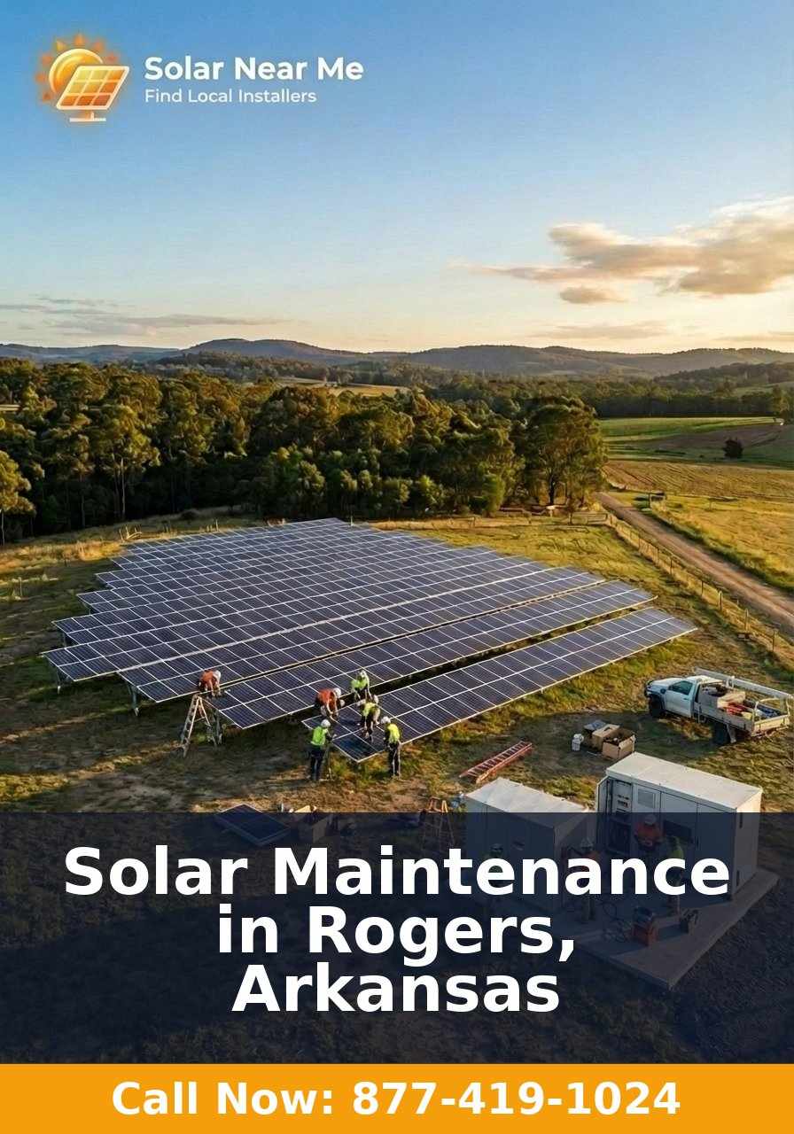 Solar Maintenance in Rogers, Arkansas