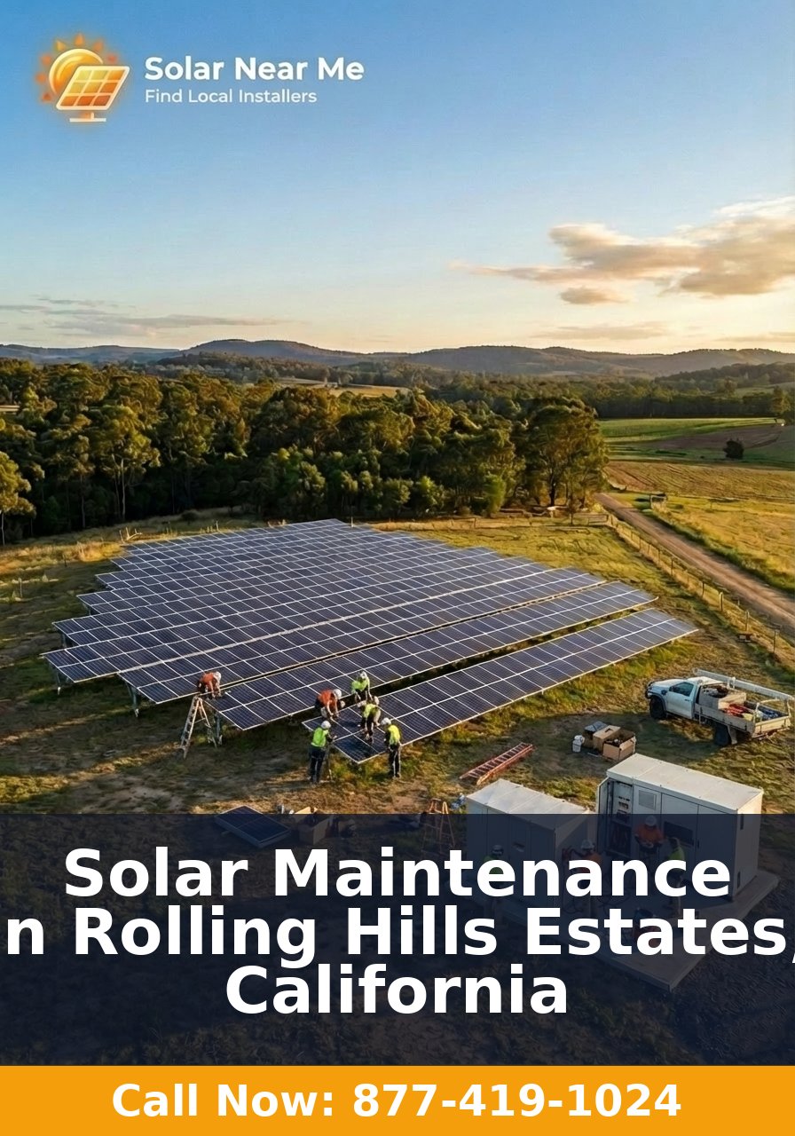 Solar Maintenance in Rolling Hills Estates, California