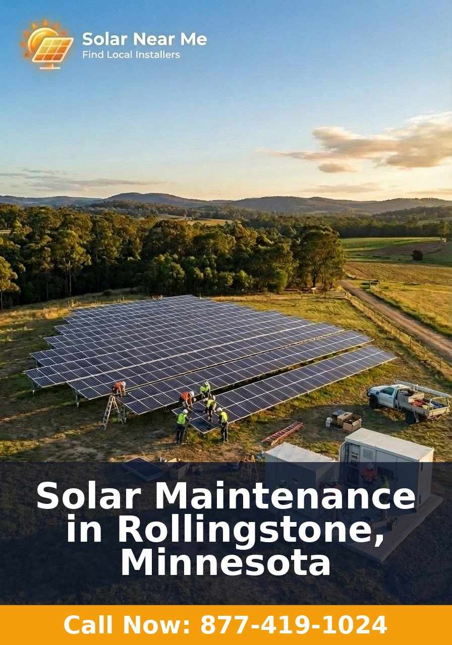 Solar Maintenance in Rollingstone, Minnesota