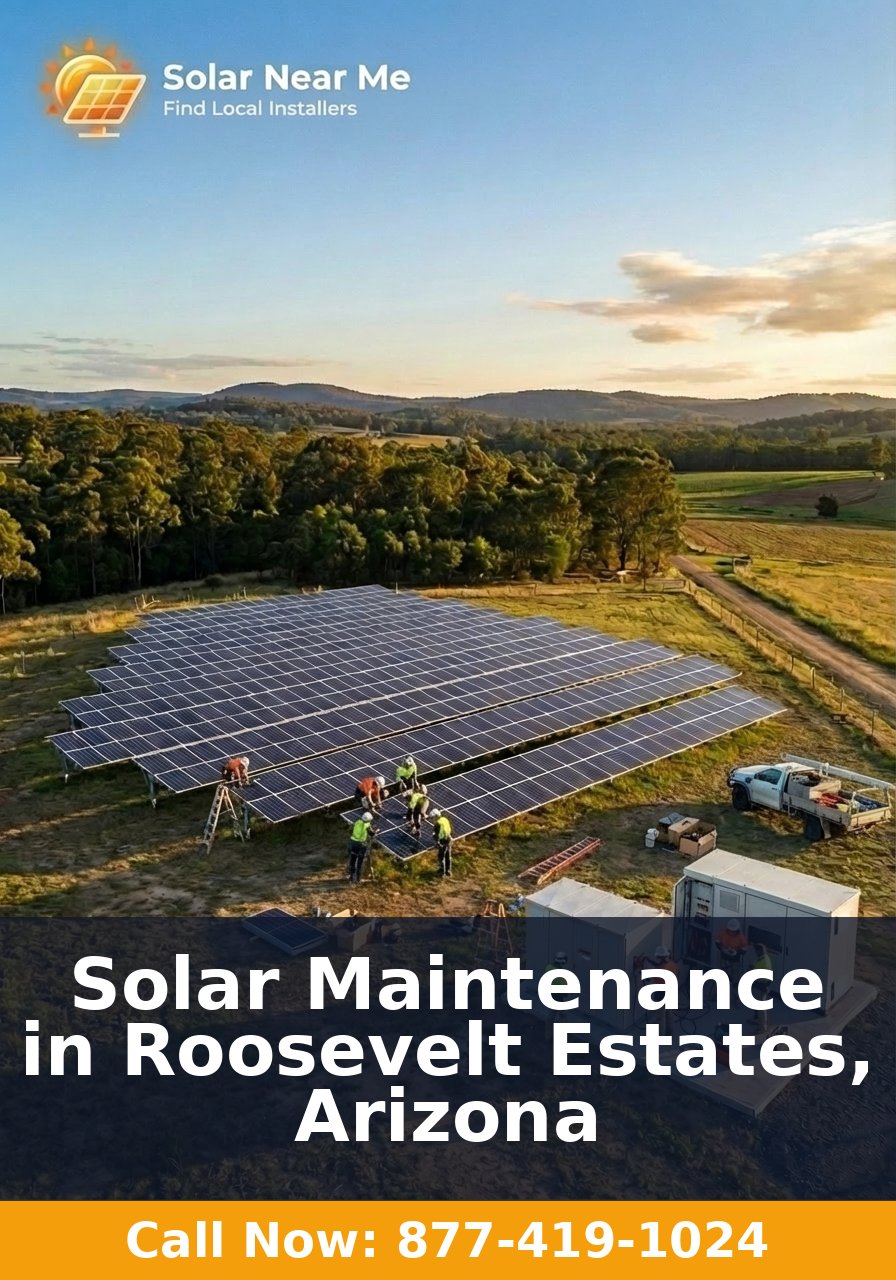 Solar Maintenance in Roosevelt Estates, Arizona