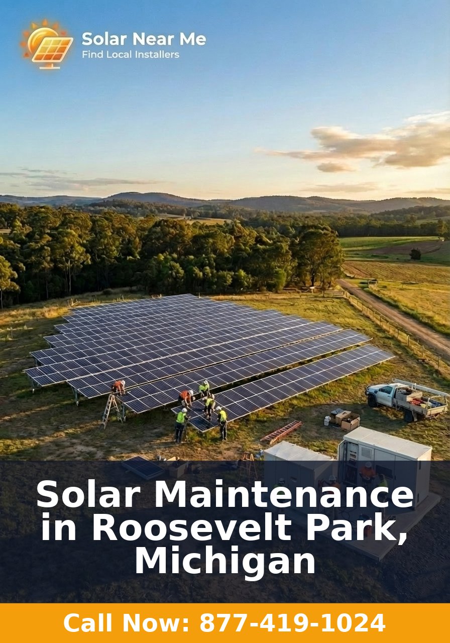Solar Maintenance in Roosevelt Park, Michigan