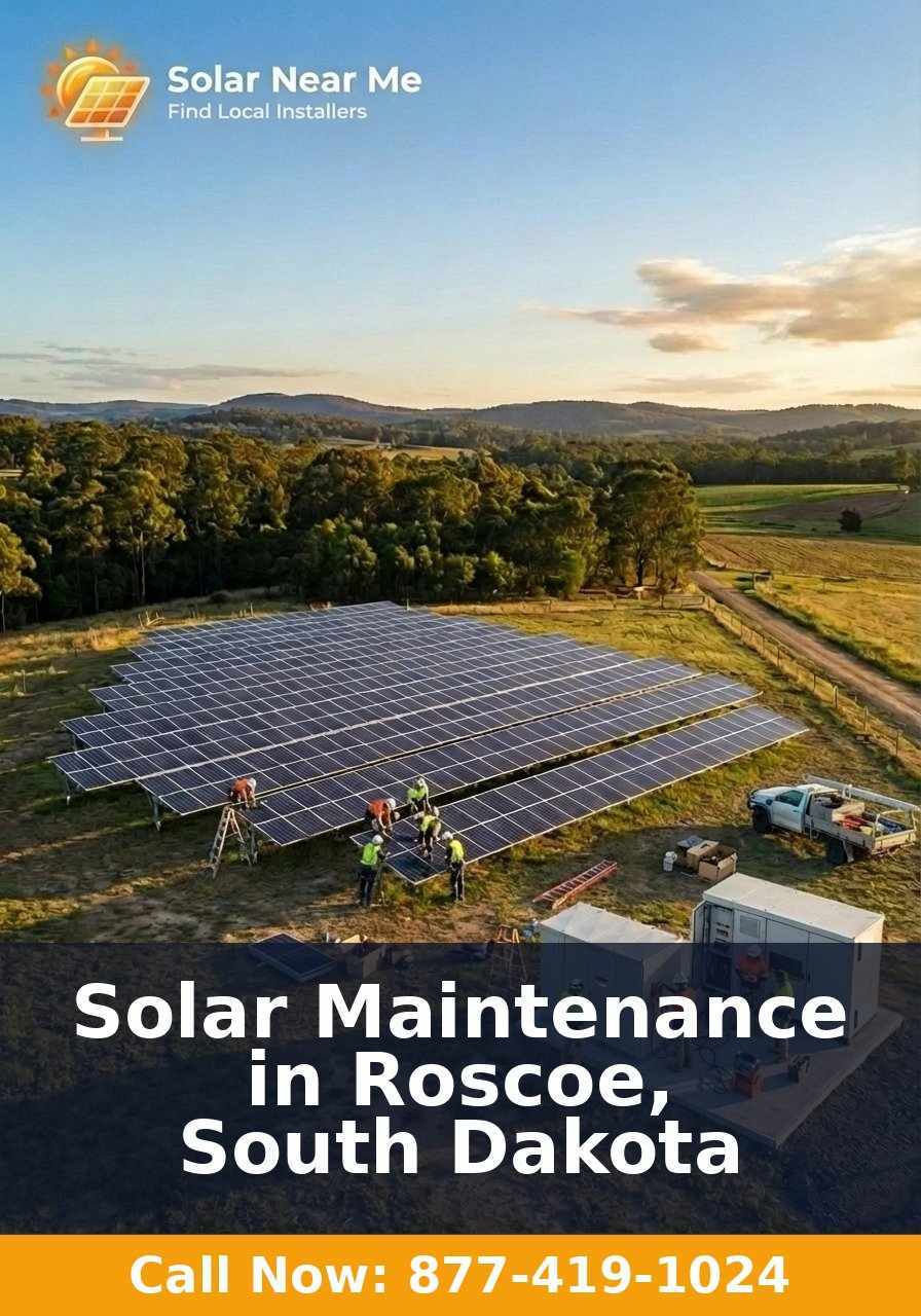 Solar Maintenance in Roscoe, South Dakota