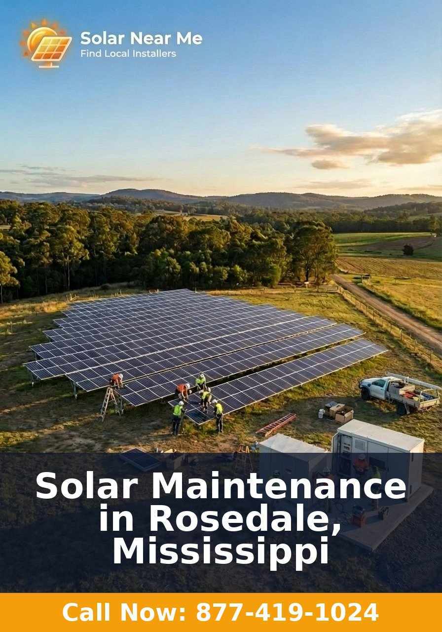 Solar Maintenance in Rosedale, Mississippi