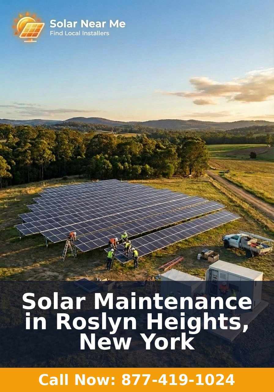 Solar Maintenance in Roslyn Heights, New York