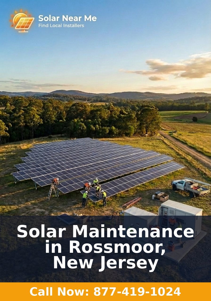 Solar Maintenance in Rossmoor, New Jersey