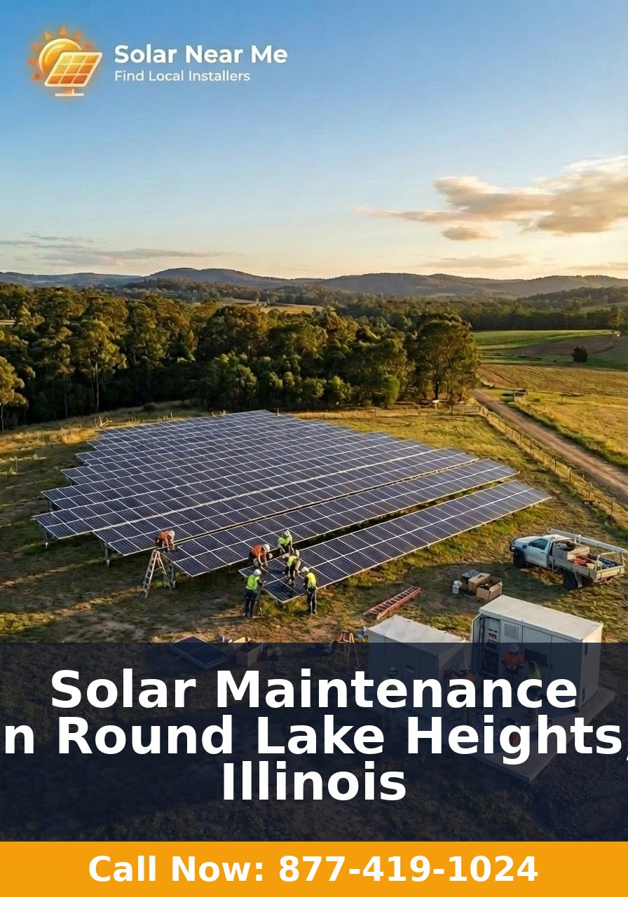 Solar Maintenance in Round Lake Heights, Illinois