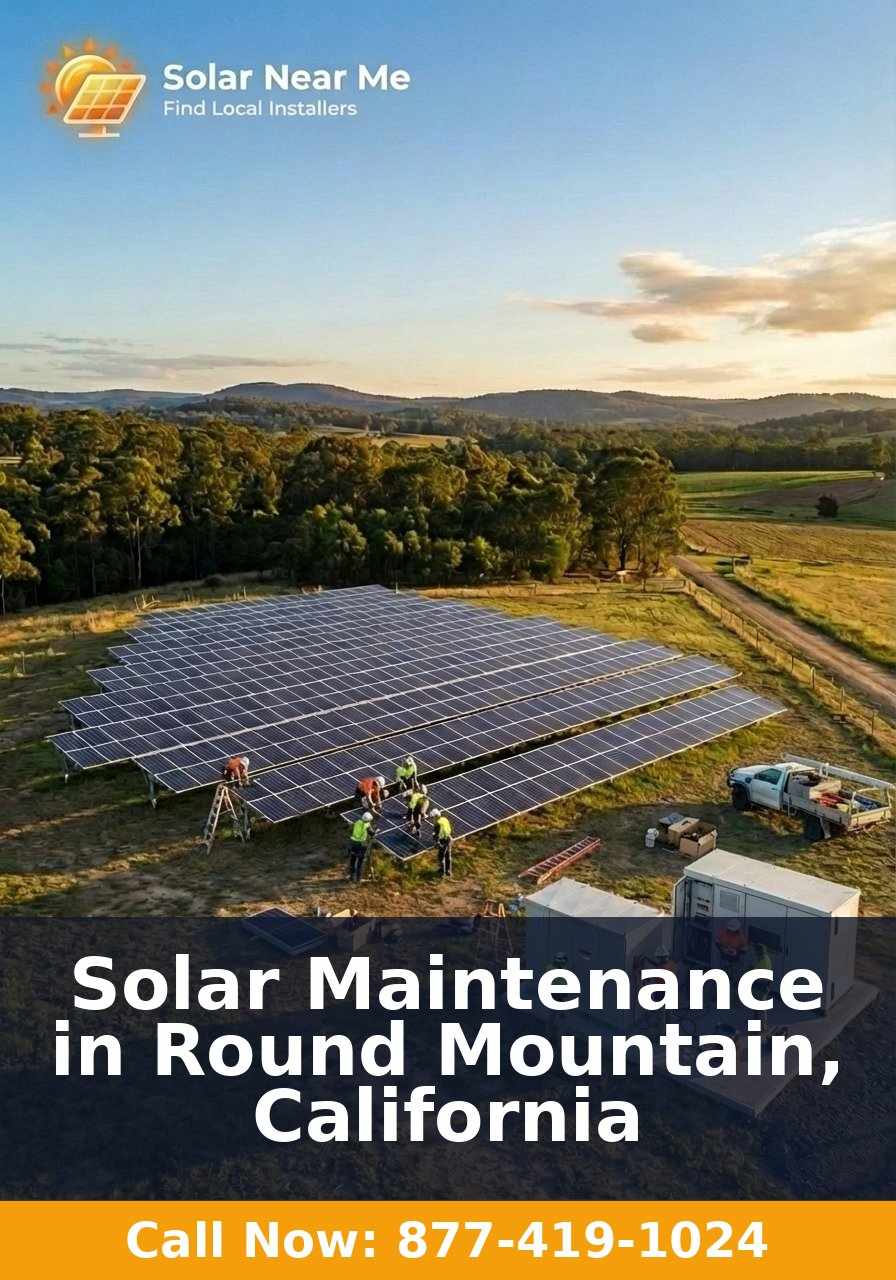 Solar Maintenance in Round Mountain, California
