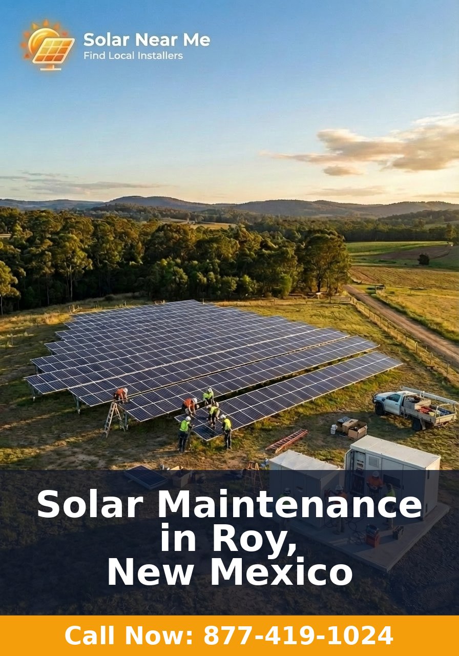 Solar Maintenance in Roy, New Mexico