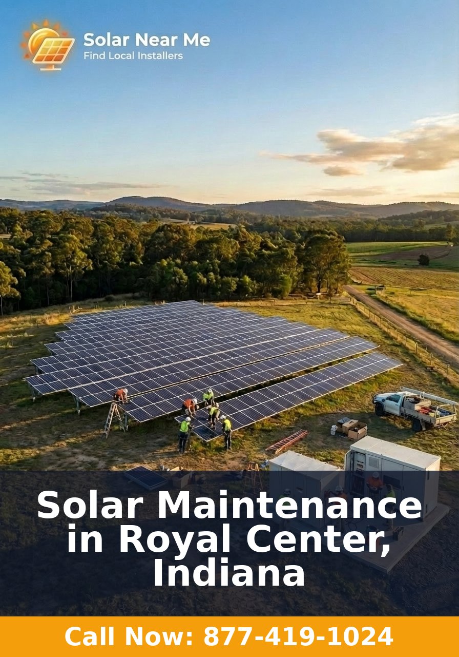 Solar Maintenance in Royal Center, Indiana