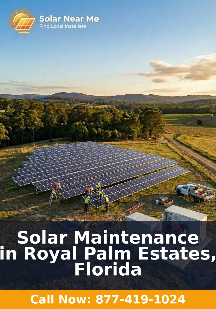 Solar Maintenance in Royal Palm Estates, Florida