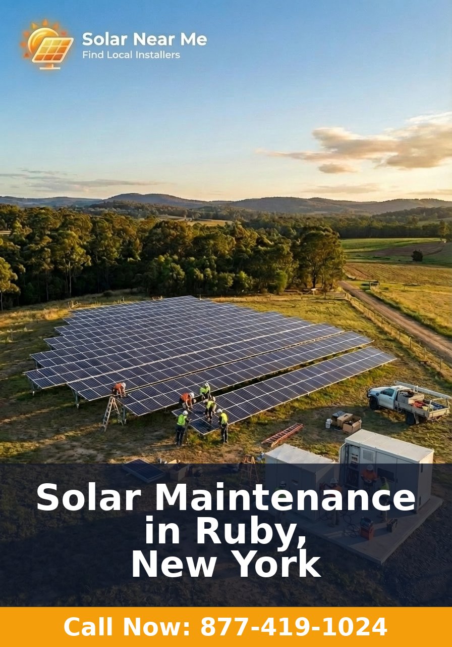 Solar Maintenance in Ruby, New York