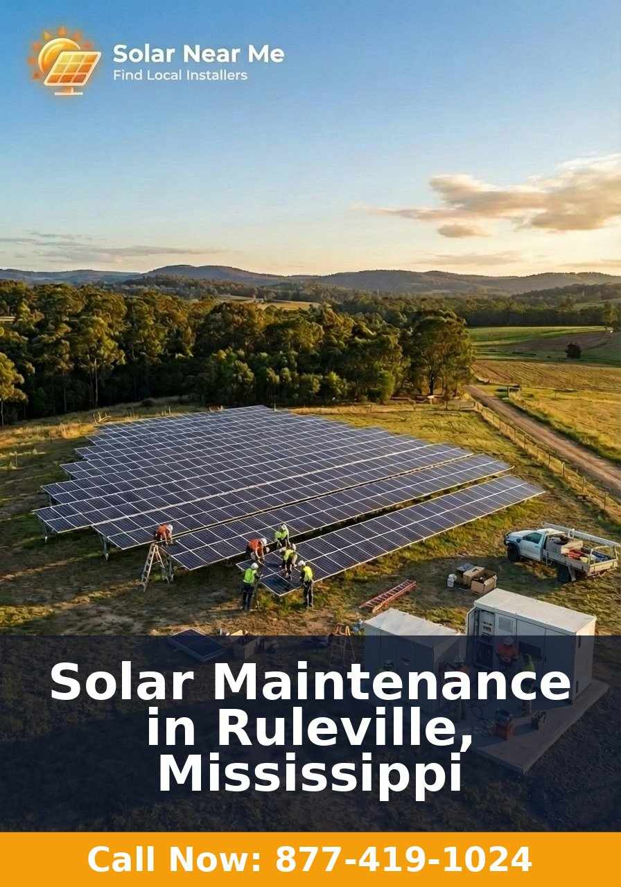 Solar Maintenance in Ruleville, Mississippi