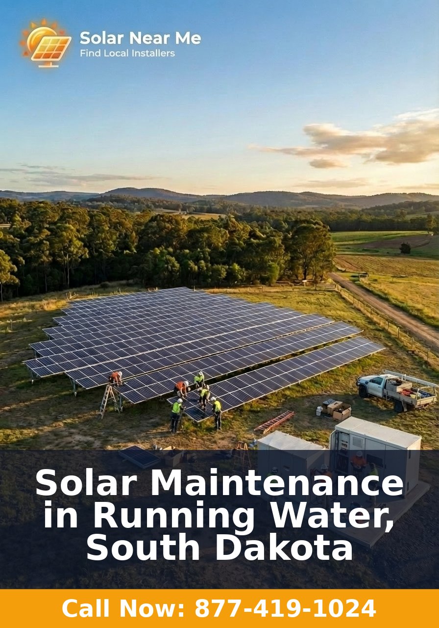Solar Maintenance in Running Water, South Dakota