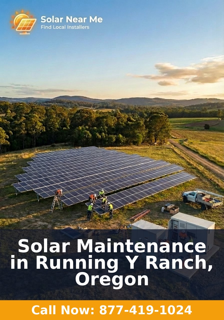 Solar Maintenance in Running Y Ranch, Oregon