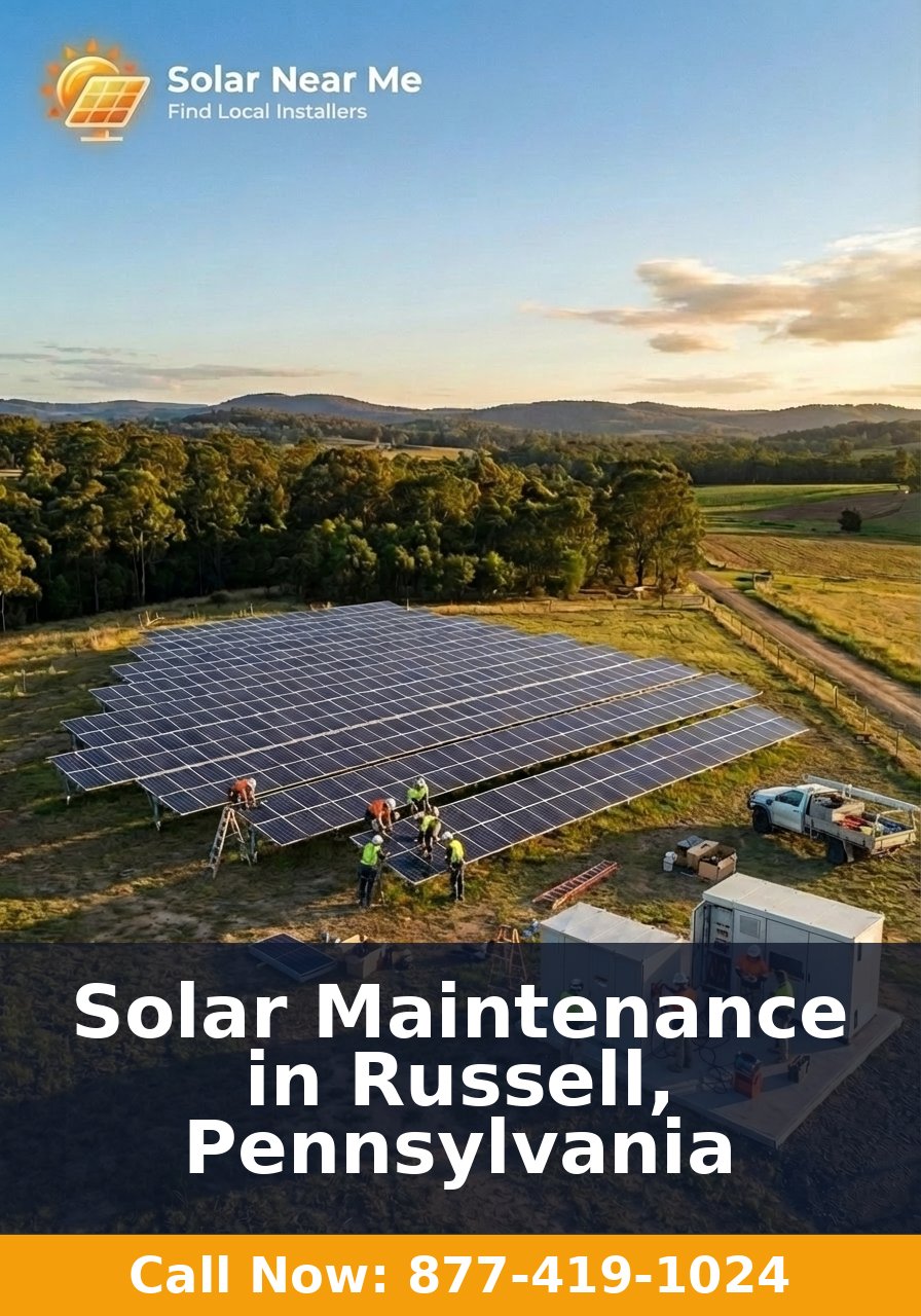 Solar Maintenance in Russell, Pennsylvania