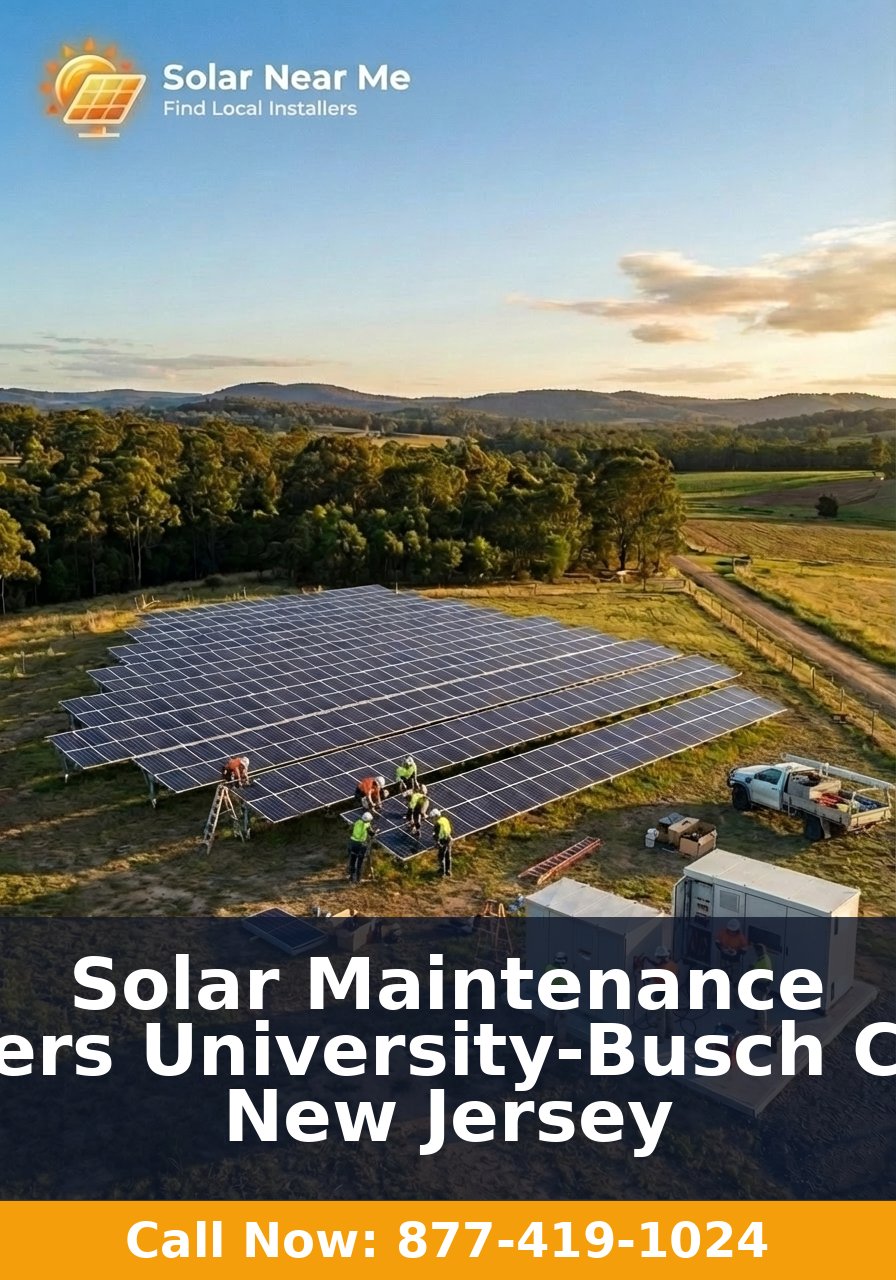 Solar Maintenance in Rutgers University-Busch Campus, New Jersey