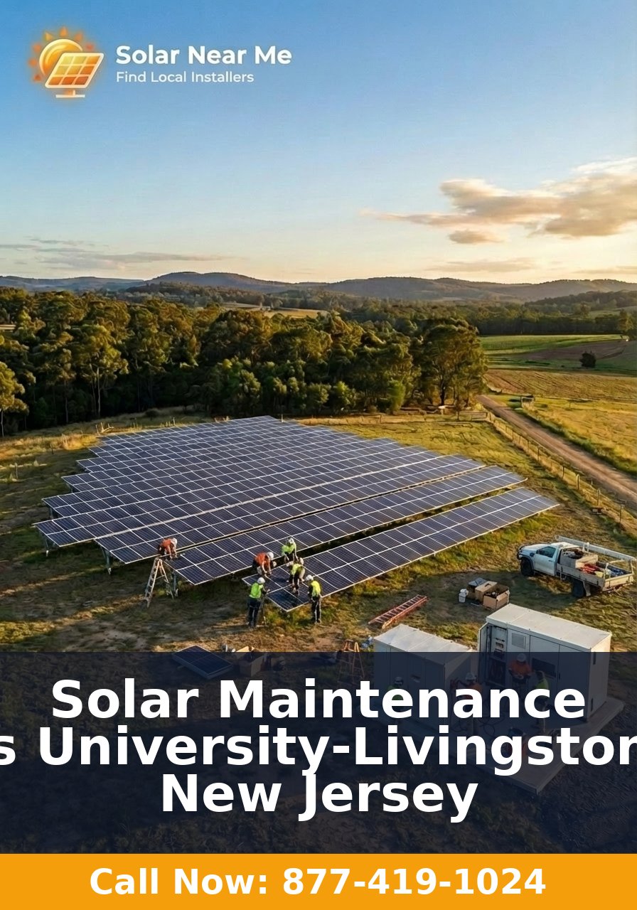 Solar Maintenance in Rutgers University-Livingston Campus, New Jersey