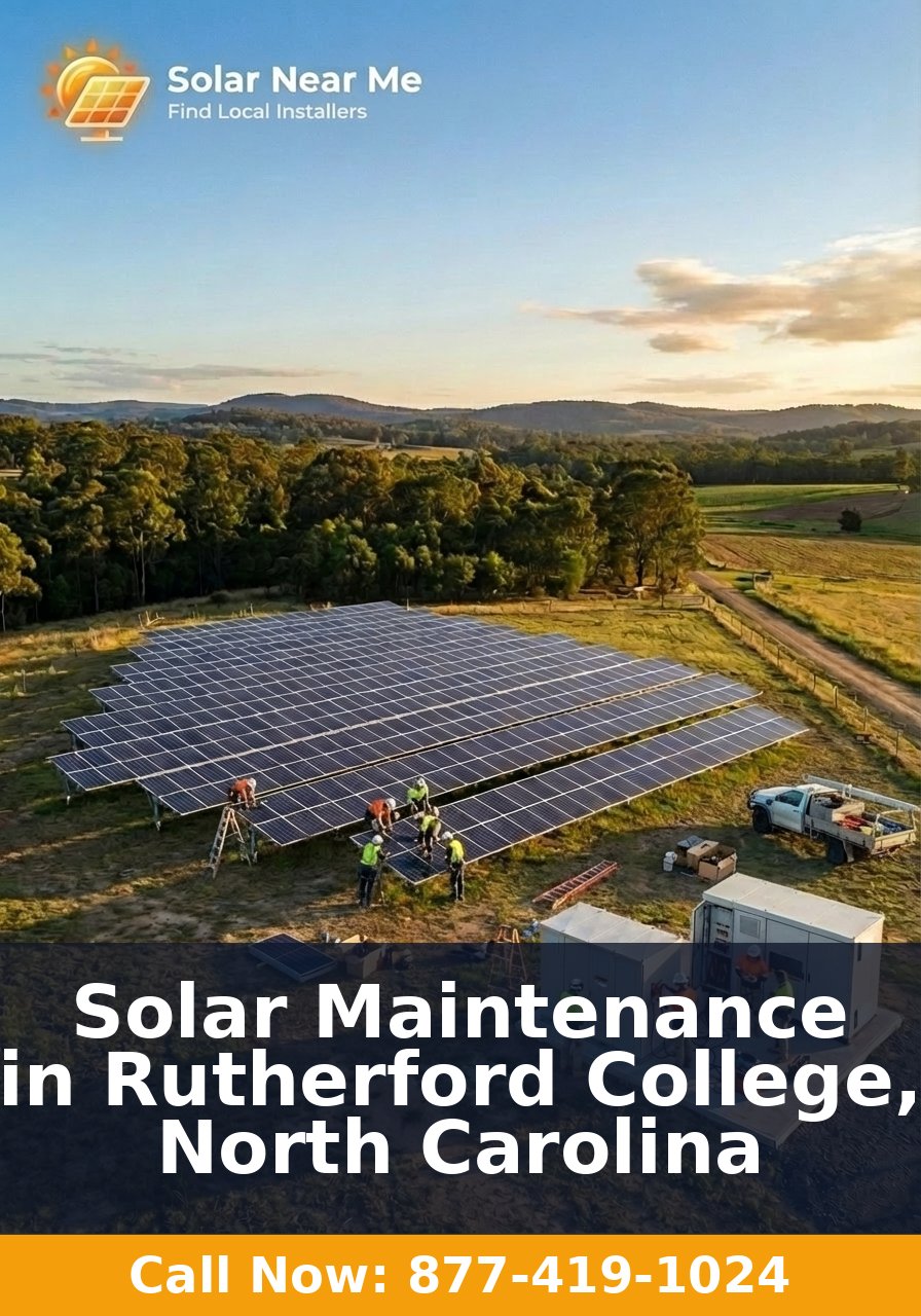 Solar Maintenance in Rutherford College, North Carolina