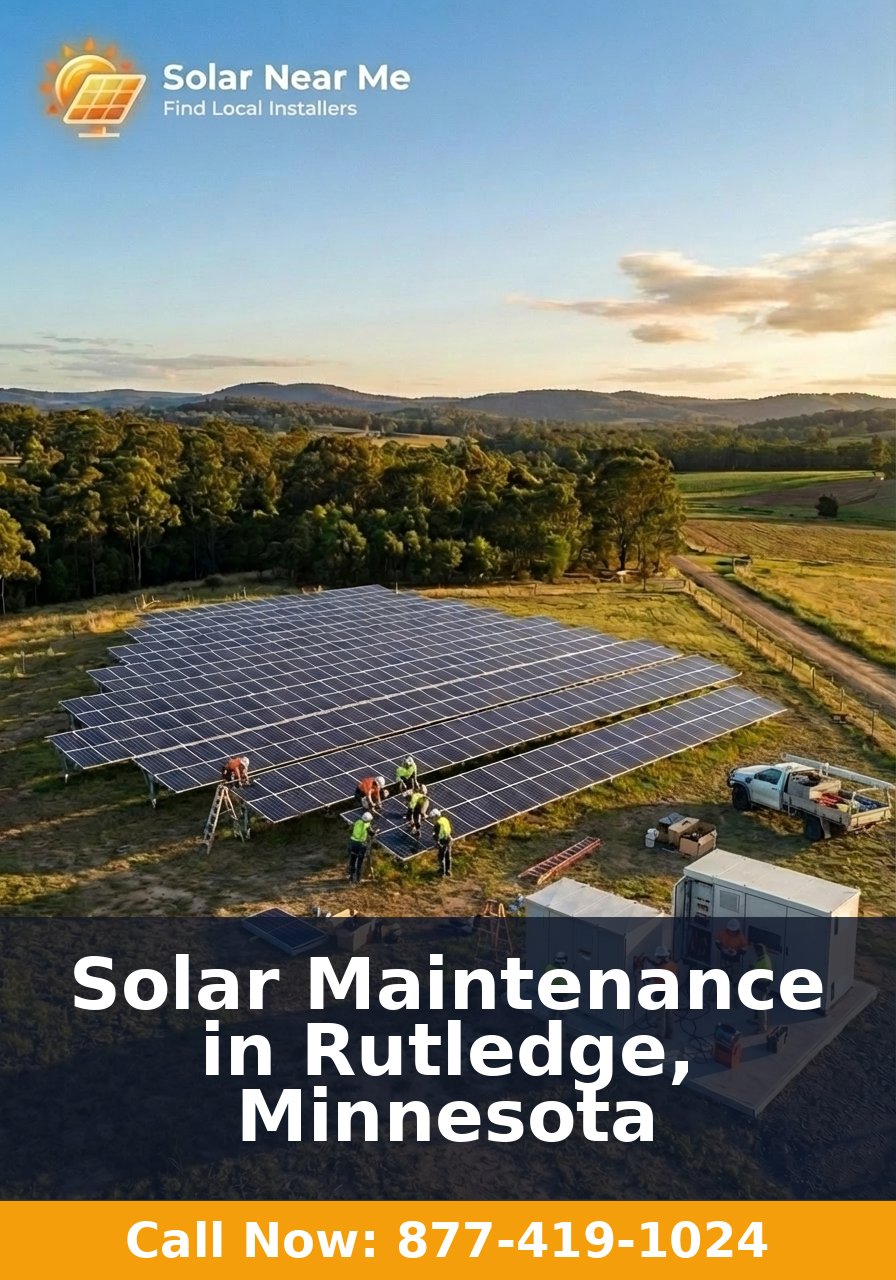 Solar Maintenance in Rutledge, Minnesota
