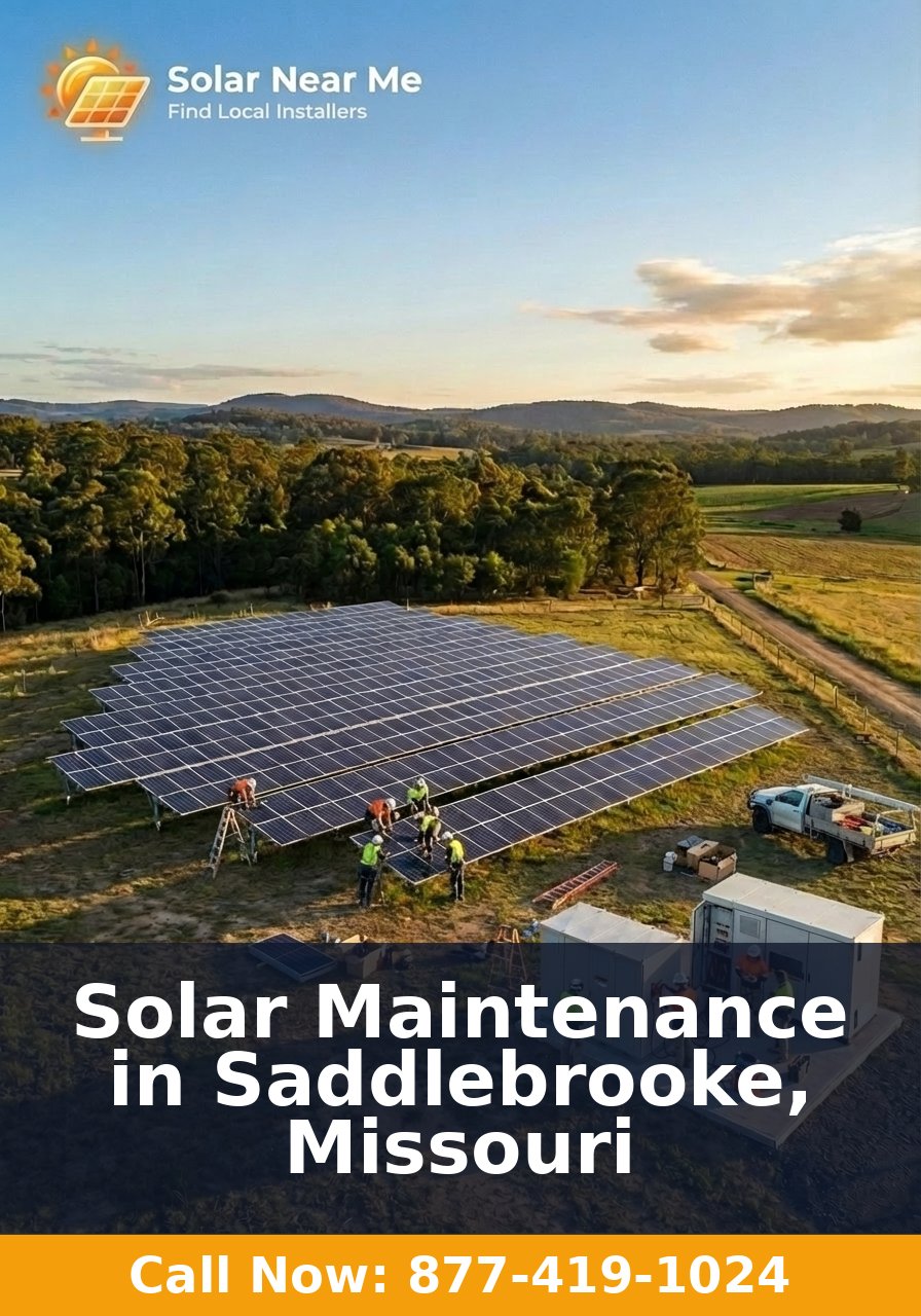 Solar Maintenance in Saddlebrooke, Missouri