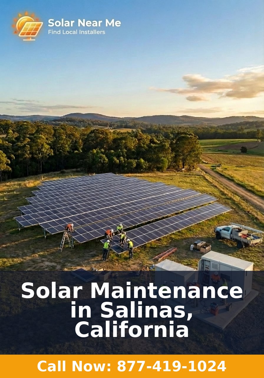 Solar Maintenance in Salinas, California