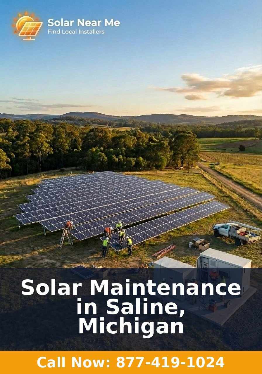 Solar Maintenance in Saline, Michigan