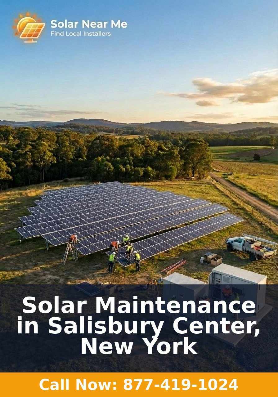 Solar Maintenance in Salisbury Center, New York