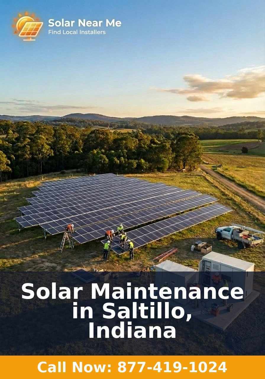 Solar Maintenance in Saltillo, Indiana