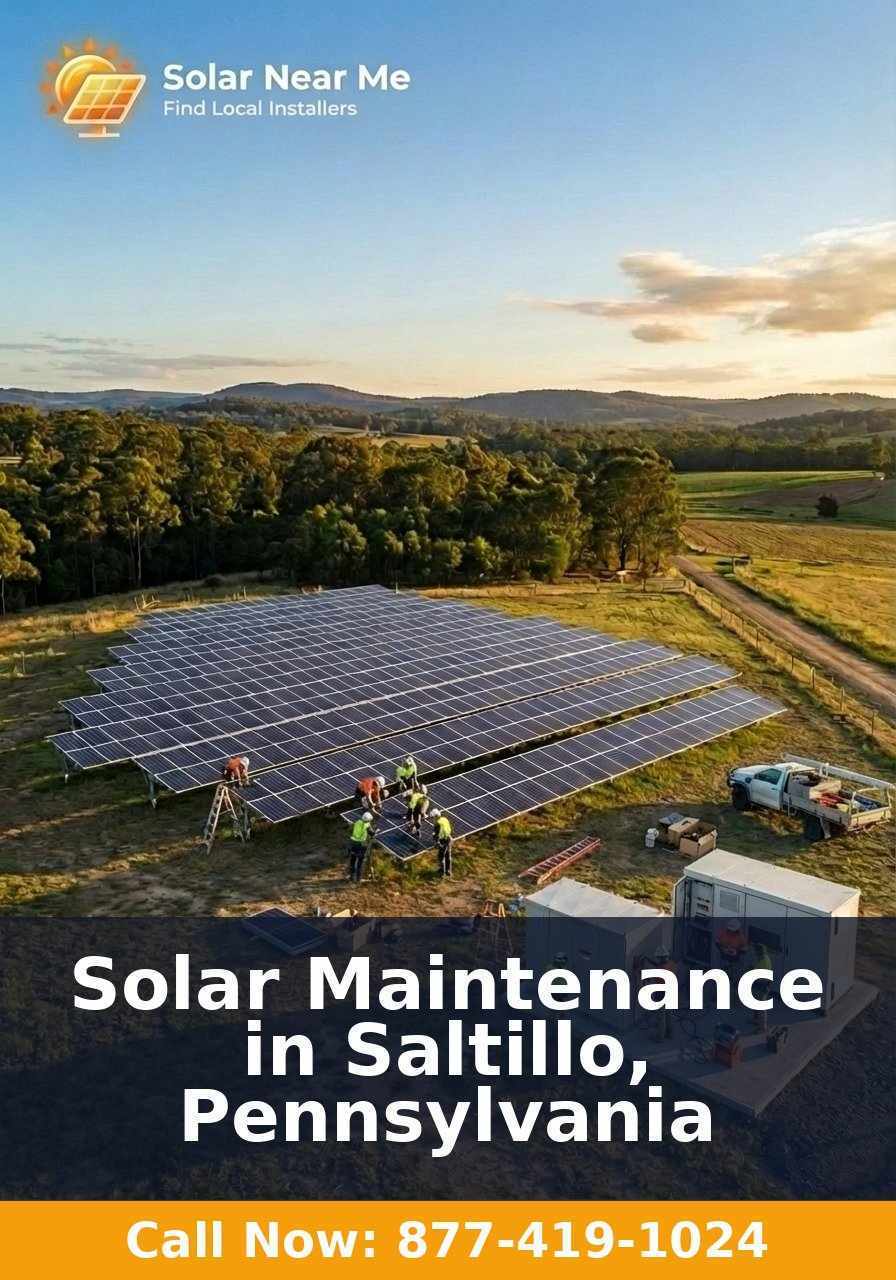 Solar Maintenance in Saltillo, Pennsylvania