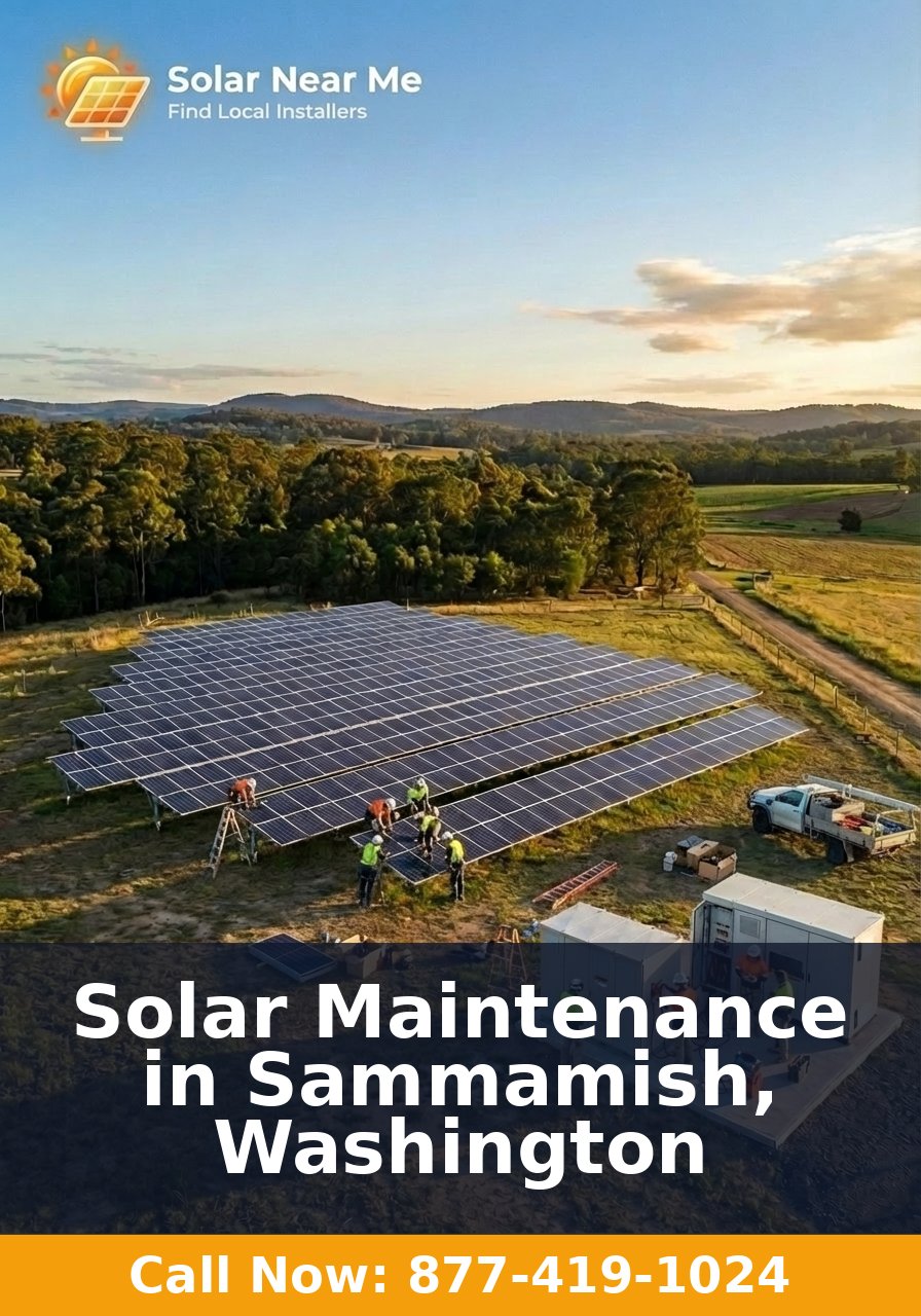 Solar Maintenance in Sammamish, Washington