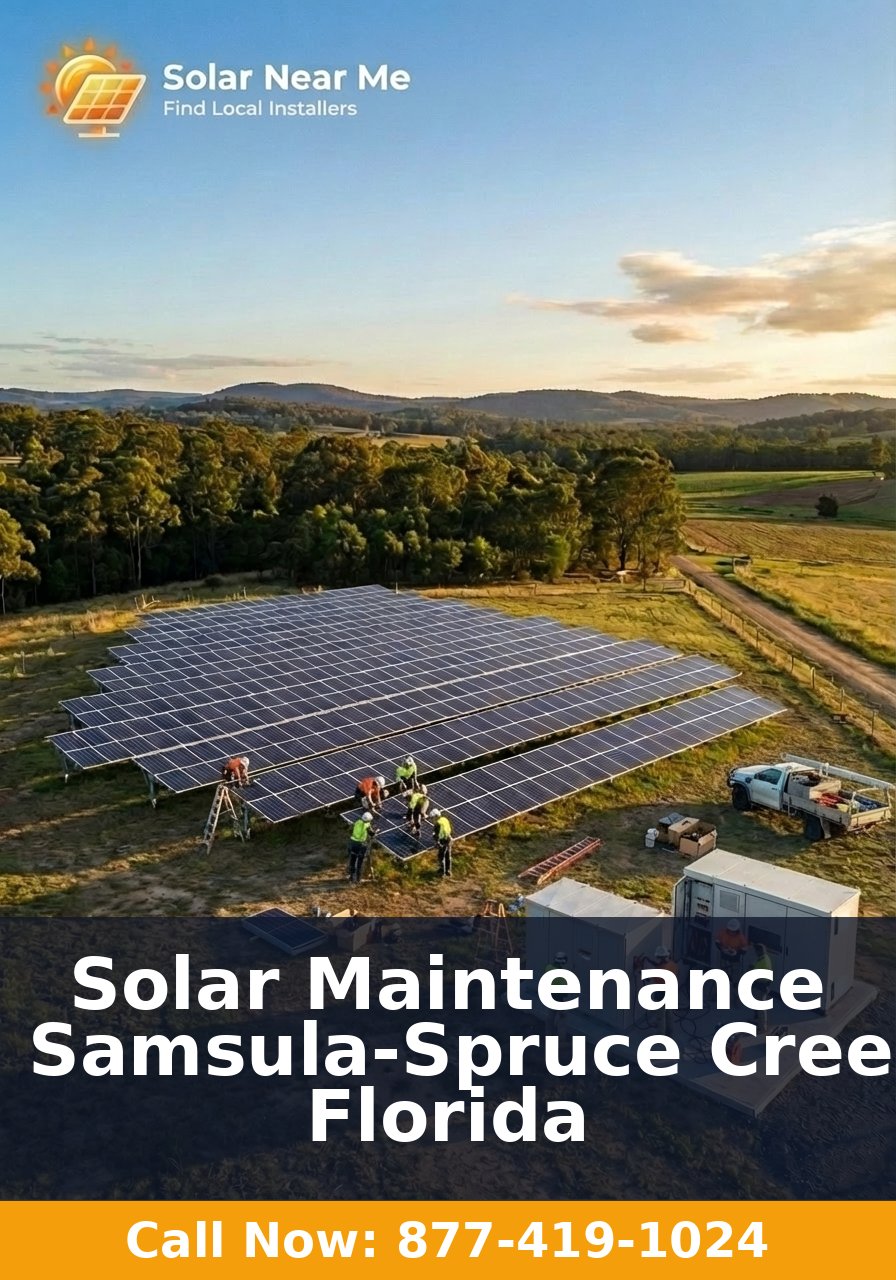 Solar Maintenance in Samsula-Spruce Creek, Florida