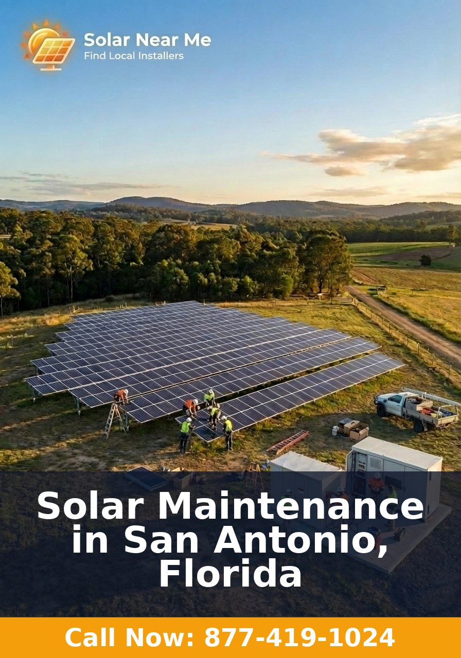 Solar Maintenance in San Antonio, Florida