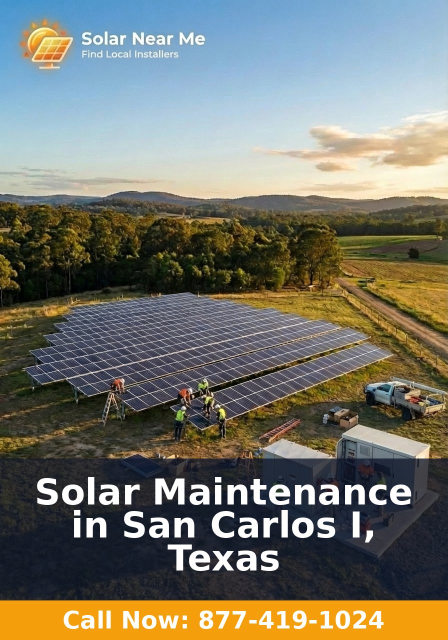 Solar Maintenance in San Carlos I, Texas