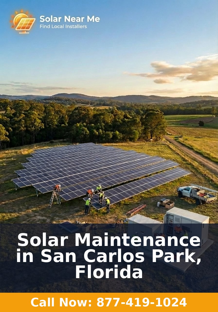 Solar Maintenance in San Carlos Park, Florida