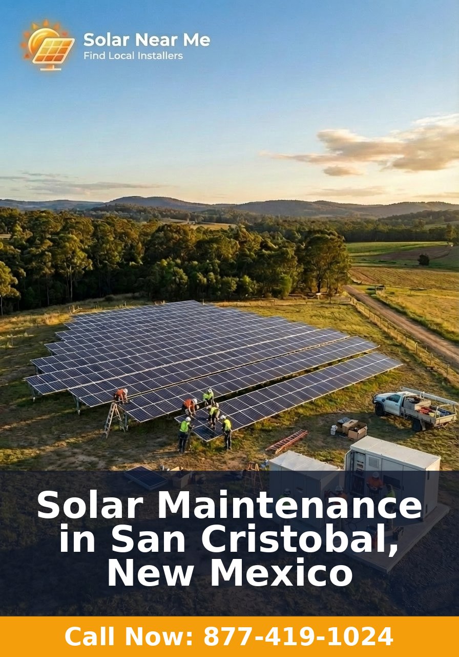 Solar Maintenance in San Cristobal, New Mexico