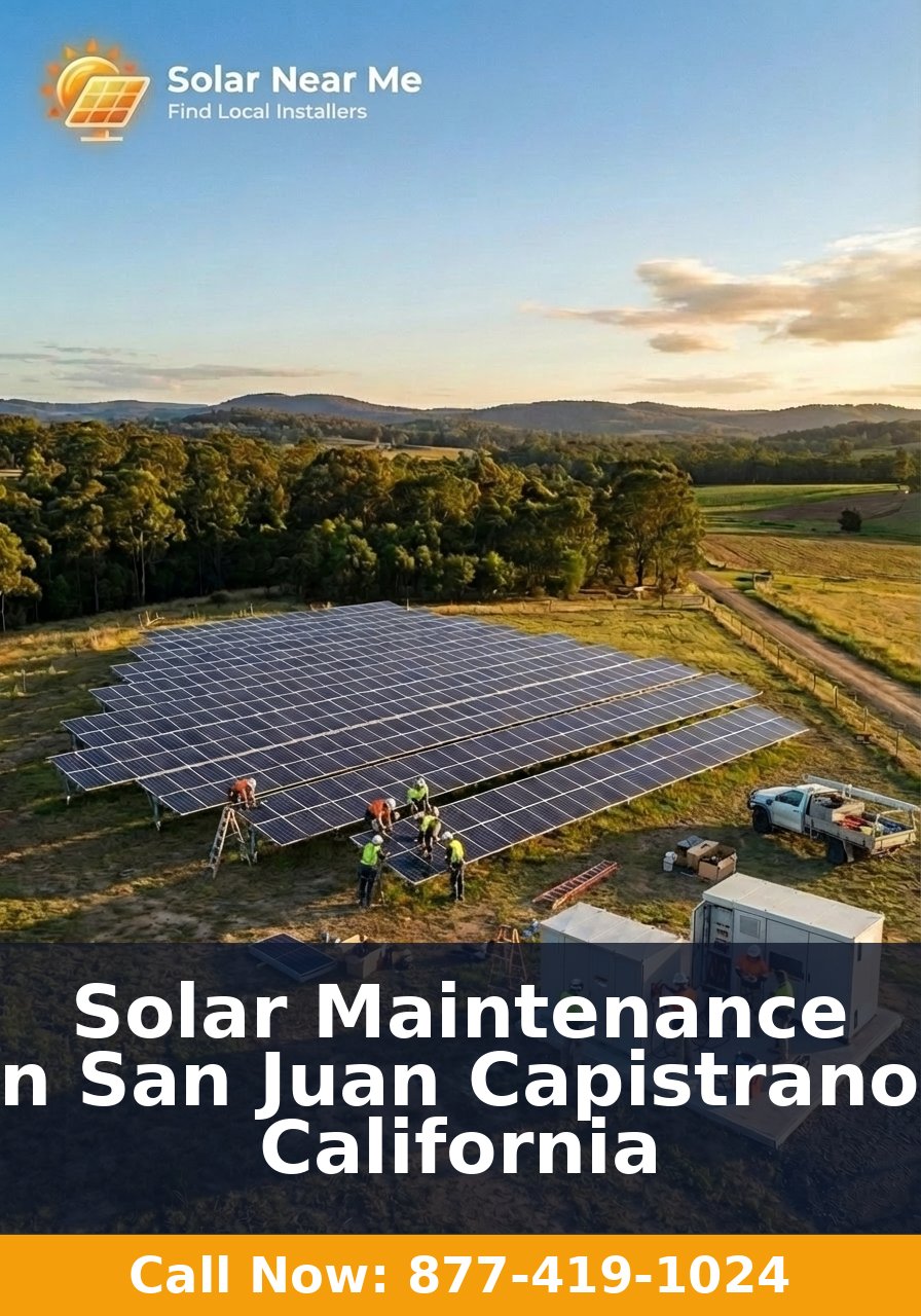 Solar Maintenance in San Juan Capistrano, California