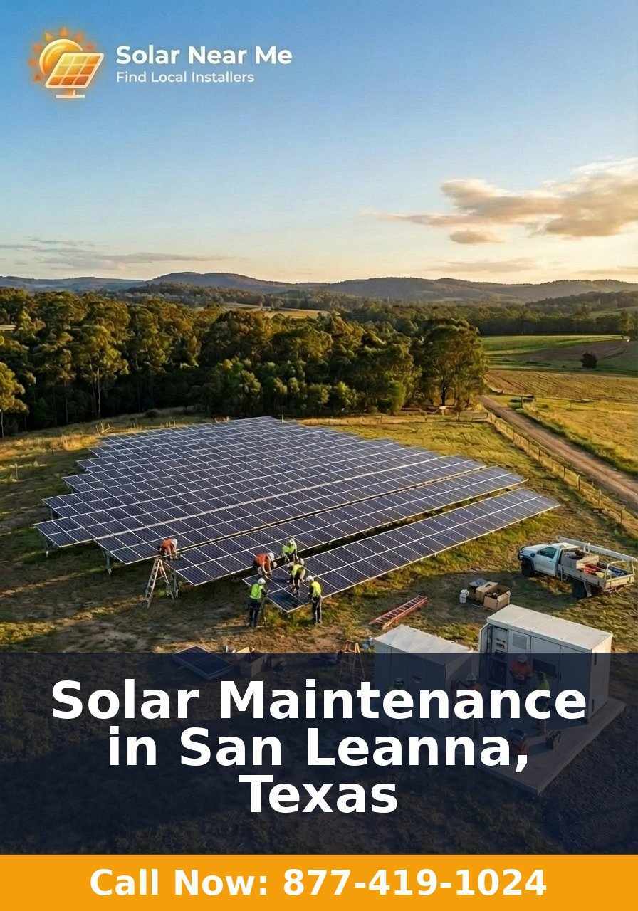 Solar Maintenance in San Leanna, Texas