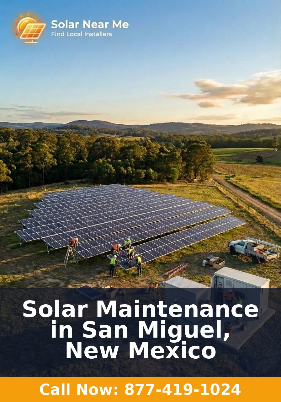 Solar Maintenance in San Miguel, New Mexico