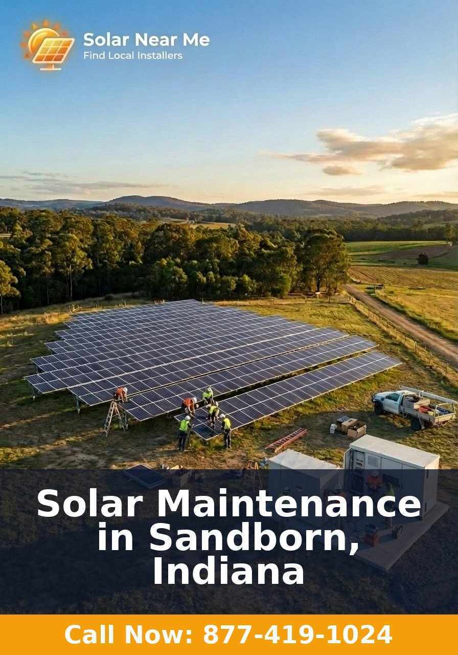 Solar Maintenance in Sandborn, Indiana