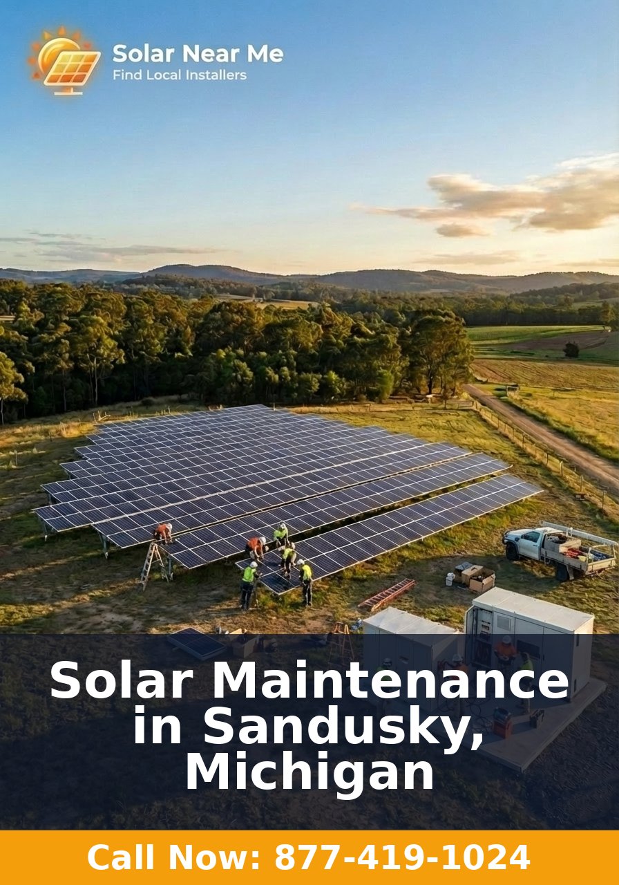 Solar Maintenance in Sandusky, Michigan