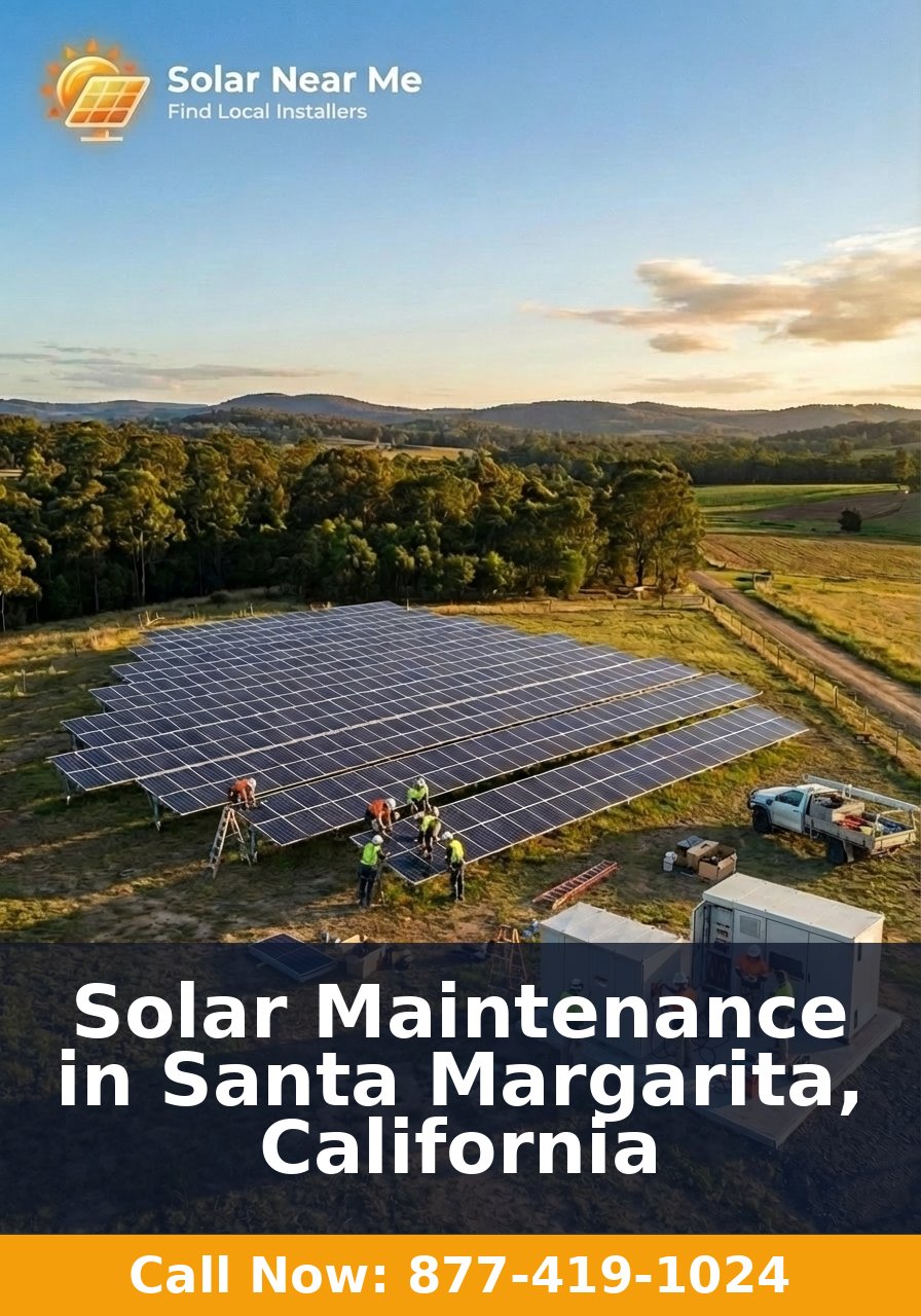 Solar Maintenance in Santa Margarita, California