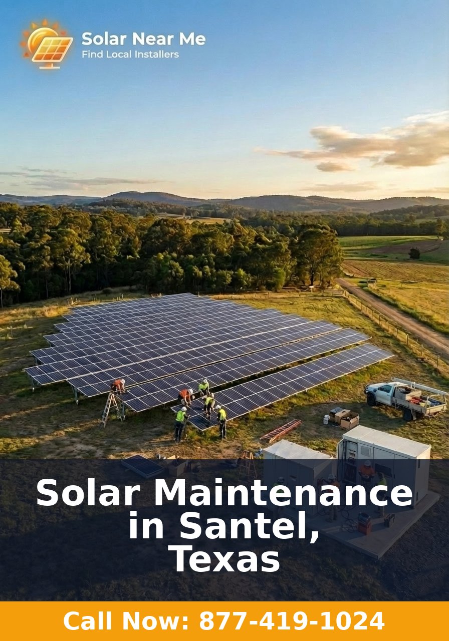 Solar Maintenance in Santel, Texas