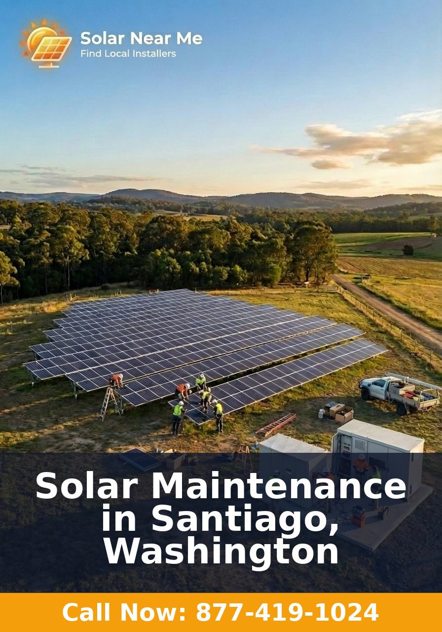 Solar Maintenance in Santiago, Washington