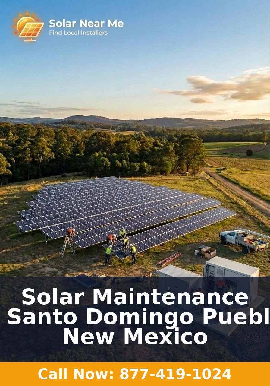 Solar Maintenance in Santo Domingo Pueblo, New Mexico