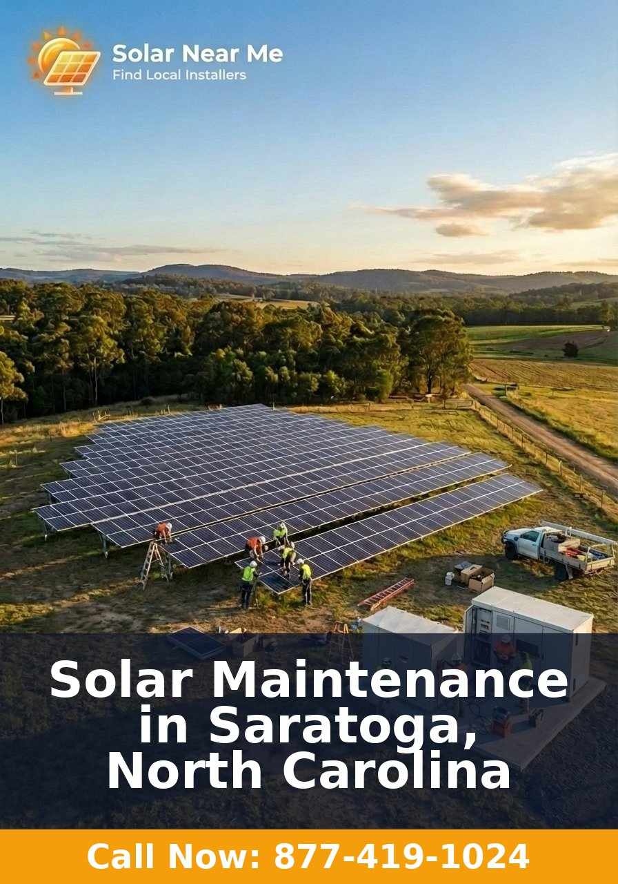 Solar Maintenance in Saratoga, North Carolina