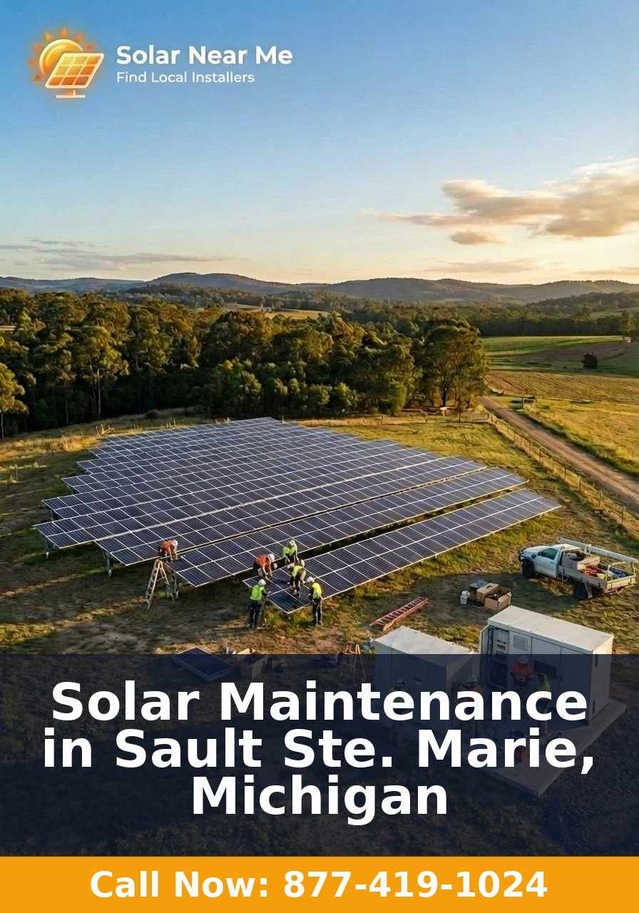 Solar Maintenance in Sault Ste. Marie, Michigan