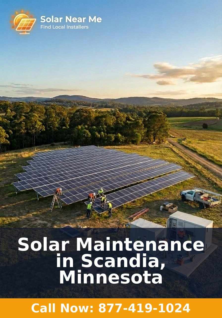 Solar Maintenance in Scandia, Minnesota