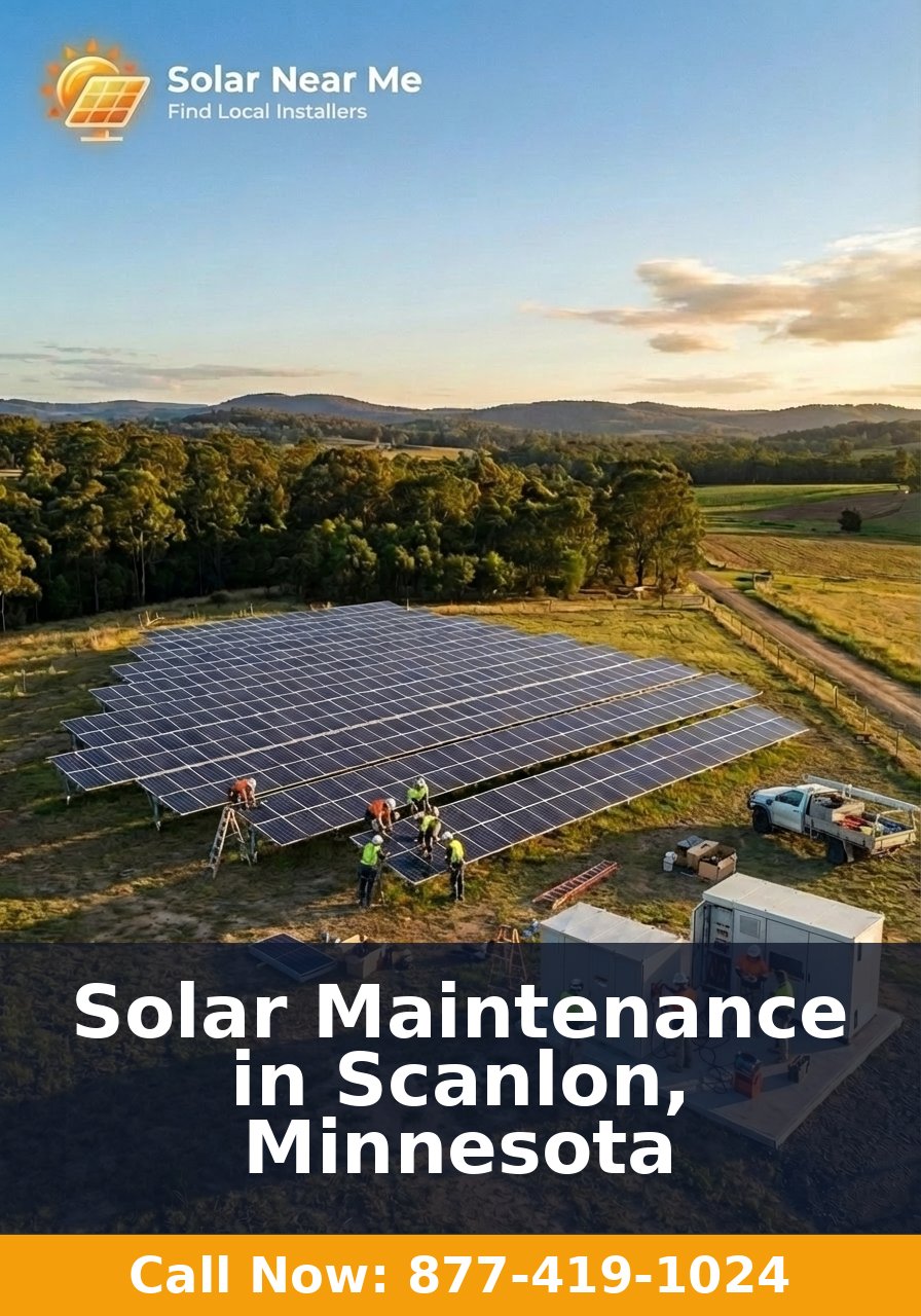 Solar Maintenance in Scanlon, Minnesota