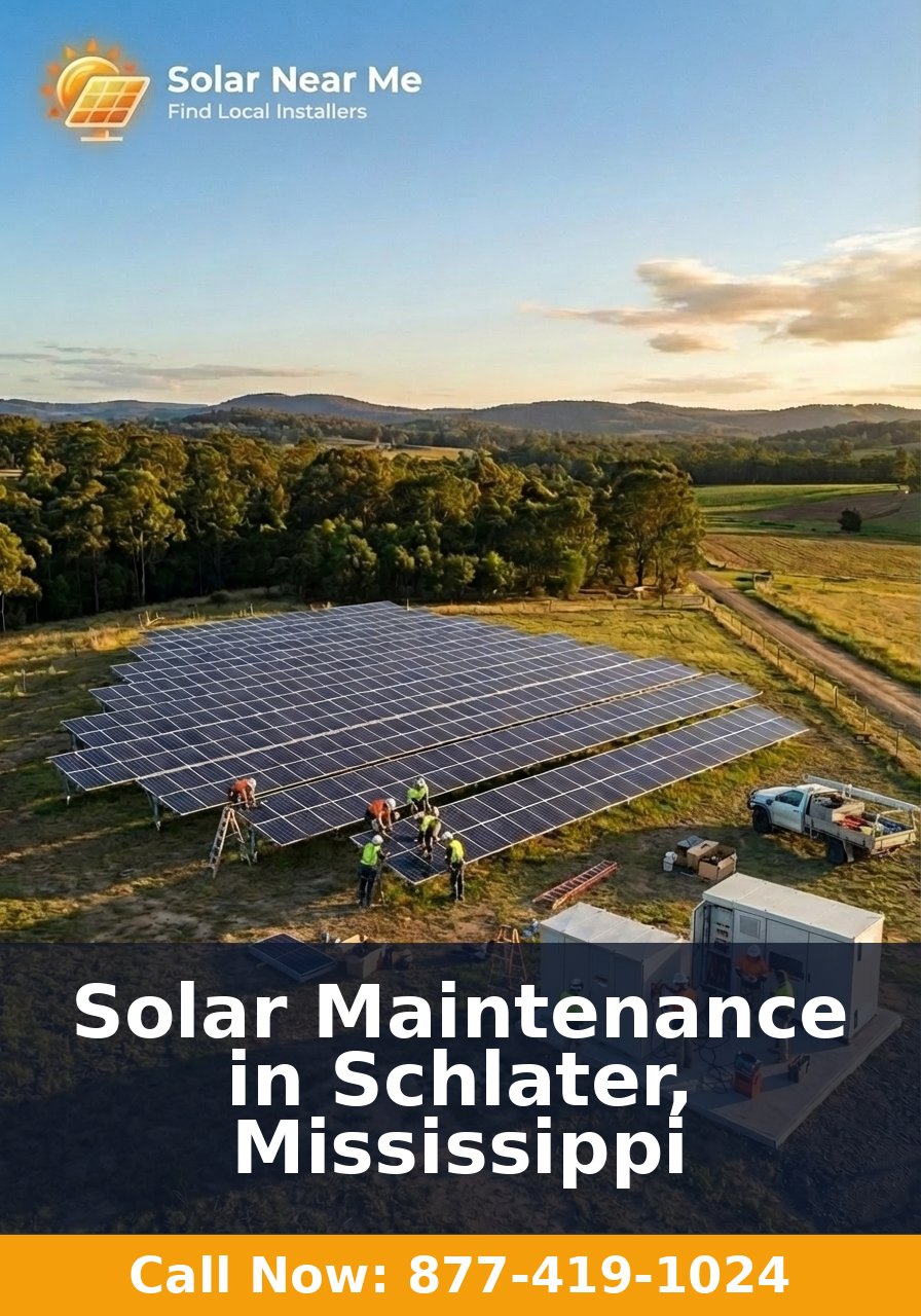 Solar Maintenance in Schlater, Mississippi