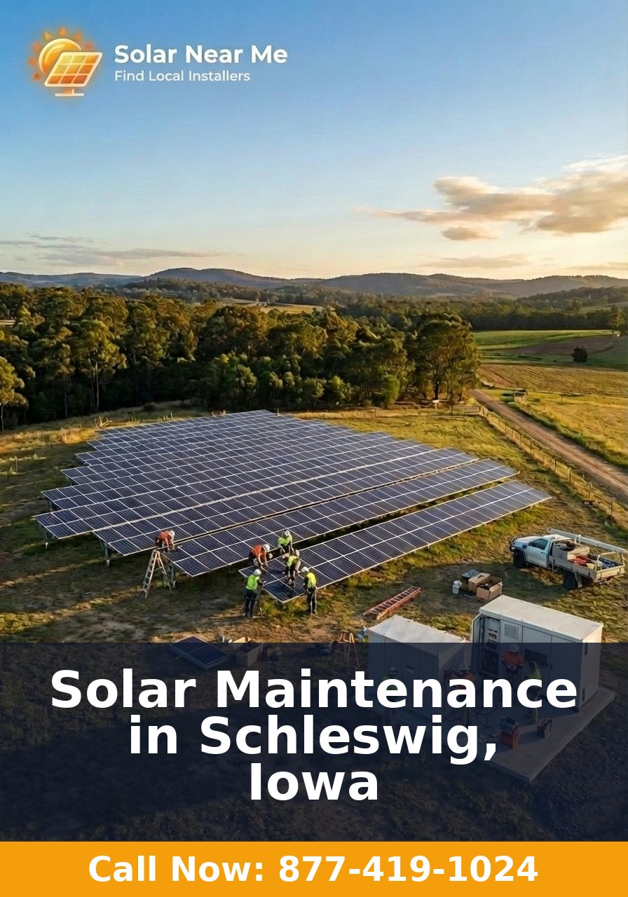 Solar Maintenance in Schleswig, Iowa